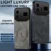 For Infinix Note 60 Ultra/Infinix Note 60 Pro Case Simple Stylish Magnetic Suction Luxury Leather Skin-friendly Anti-drop Cover