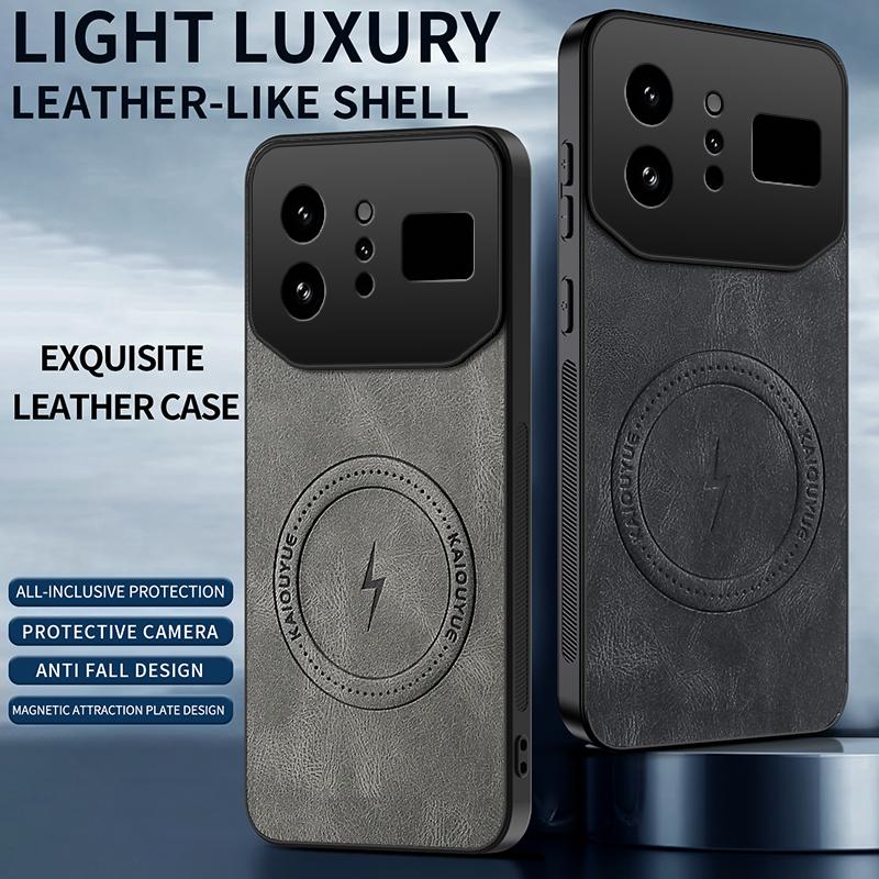 For Infinix Note 60 Ultra/Infinix Note 60 Pro Case Simple Stylish Magnetic Suction Luxury Leather Skin-friendly Anti-drop Cover