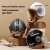 New 3C Certified Motorcycle Helmet Ladies Retro Half Helmet Winter Warm Electric Battery Car Four Seasons Hard Hat