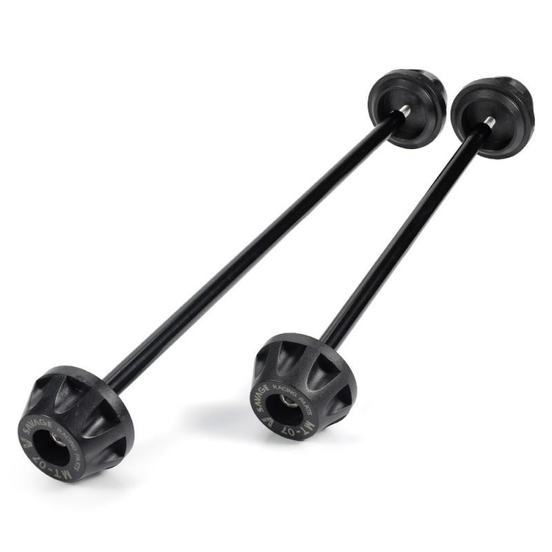 Nylon Crash Protector Caps Yamaha MT-07 FZ-07 XSR700 Front Rear Axle Anti-Scratch Protective Bushings