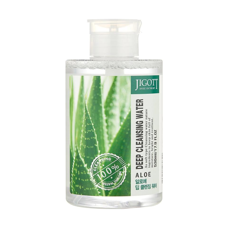 

Очищающая вода с экстрактом алоэ JIGOTT ALOE DEEP CLEANSING WATER 530мл