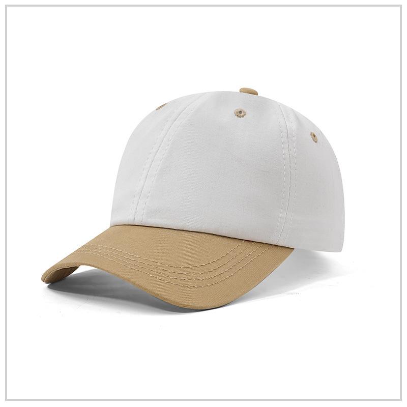 Customized Printed Children Pure Cotton Color Blocked Baseball Caps Breathable Soft Top Outdoor Sports Duck Tongue Hats For Kid