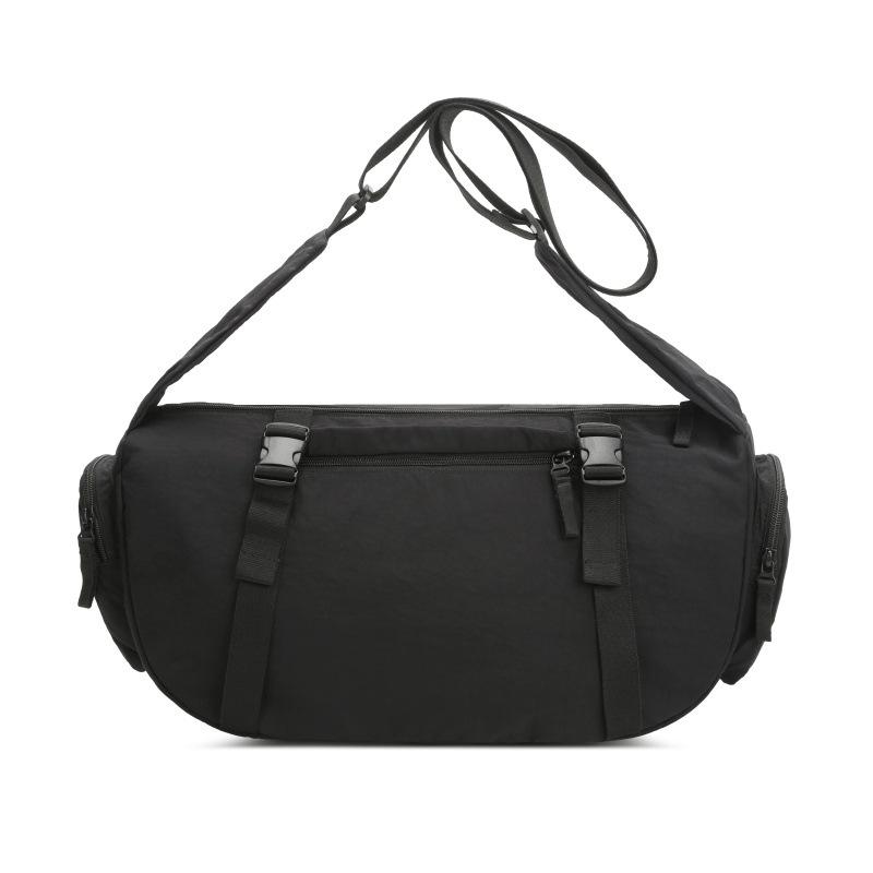 

Сумка-мессенджер для пары, студенческая спортивная сумка большой вместимости, на плечо чёрный