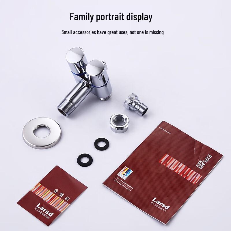 Larsd Stainless Steel Dual Outlet Angle Valve