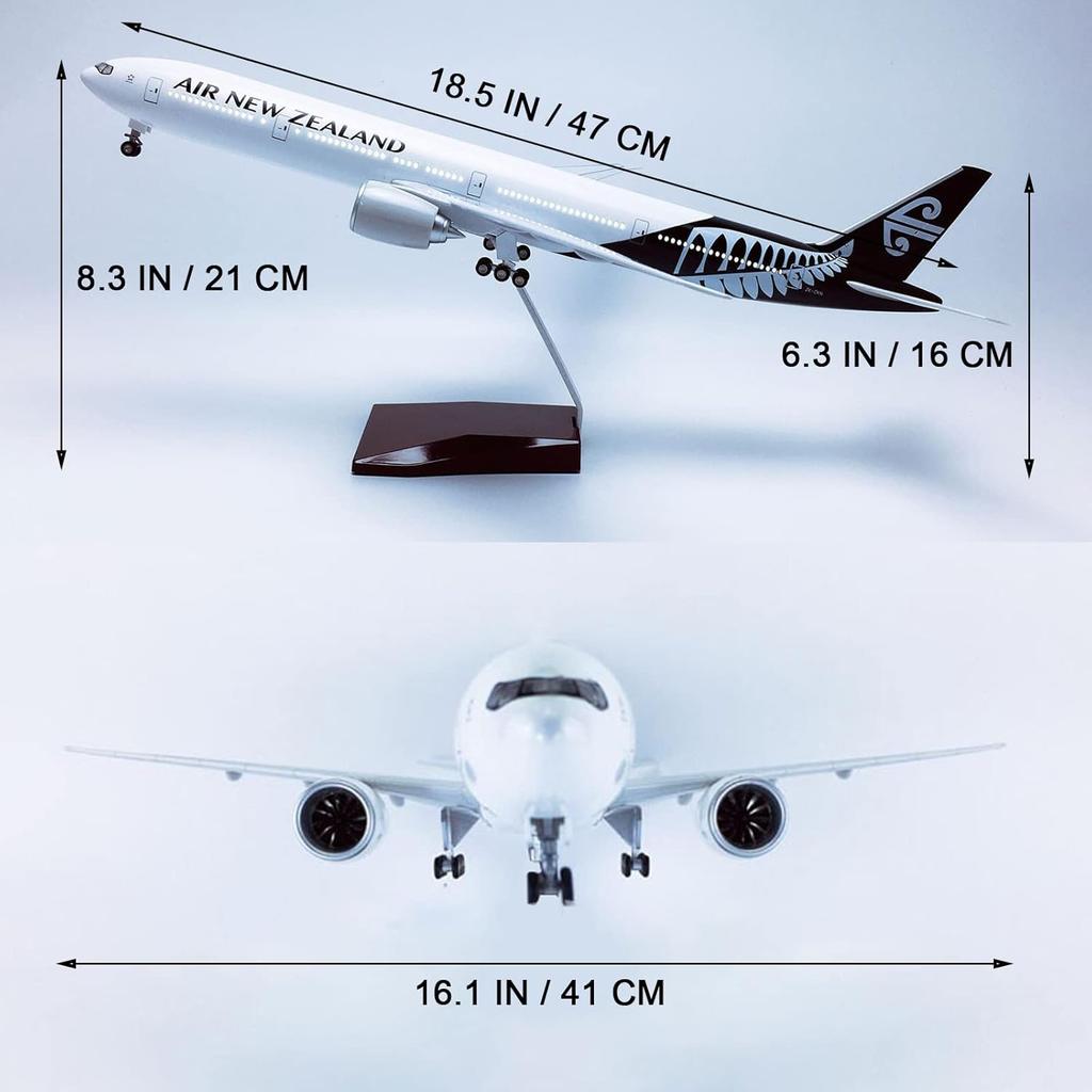 Diecast Model B777 Air New Zealand Aircraft Plane 1/157 Scale 47cm Diecast Aviation Airplane Models For Adults