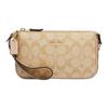 Nolita 19 Classic Monogram Zip Closure Wristlet Women Wristlet Brown CA444-IMU4V
