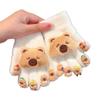 Keep Warm Cartoon Capybara Gloves Cute Winter Children Gloves Kawaii Kids Warm Mittens  Outdoor