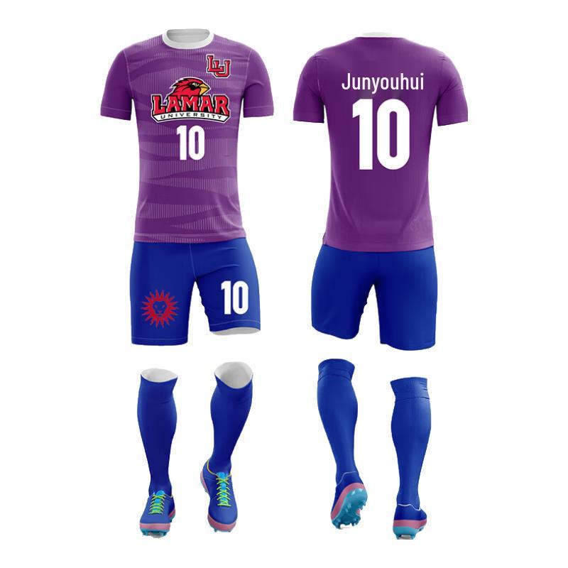 Jun You Hui Digital Print Quick-Dry Football Jersey Set LQ7799 M