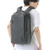 New Balance Square Backpack 22L (LAB45601) - Perfect for Business, Commuting, College, and School, Lightweight, with PC Storage, A4 Size Fit, Black