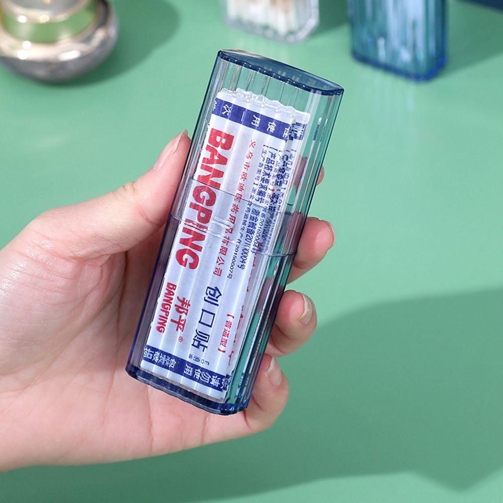 Organizer Portable Q-tip Holder Swab Canisters Toothpick Container Cotton Balls Dispenser Box