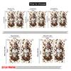 2pcs,2D plane printing Curtains Coffee Gnomes Durable Polyester (without rod) Room Decor Use for Living Room, Office, Kitchen,