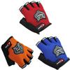 Lightweight Non-slip Half Finger Cycling Gloves In Red Yellow Blue And Black Colors