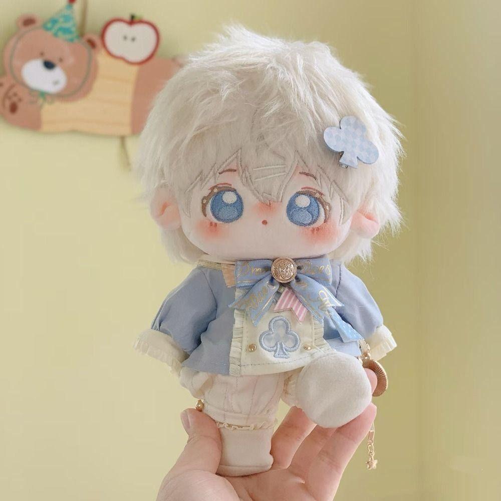 Lovely Design 20CM Cotton Doll Clothes Dress-up Long Ear Rabbit Hat Plush Doll Clothes Kids Gift