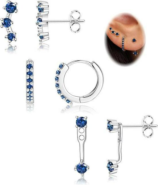 2024 Women's Electroplated Gold Earrings Set: 6-Piece European & American Style