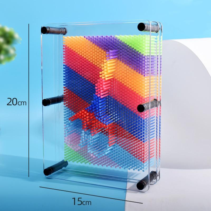3D Clone Plastics Pin Antistress Art Clone Hand Shape Model Kid Toys Pinscreen Needle Board Sculptures Painting Carving Gift
