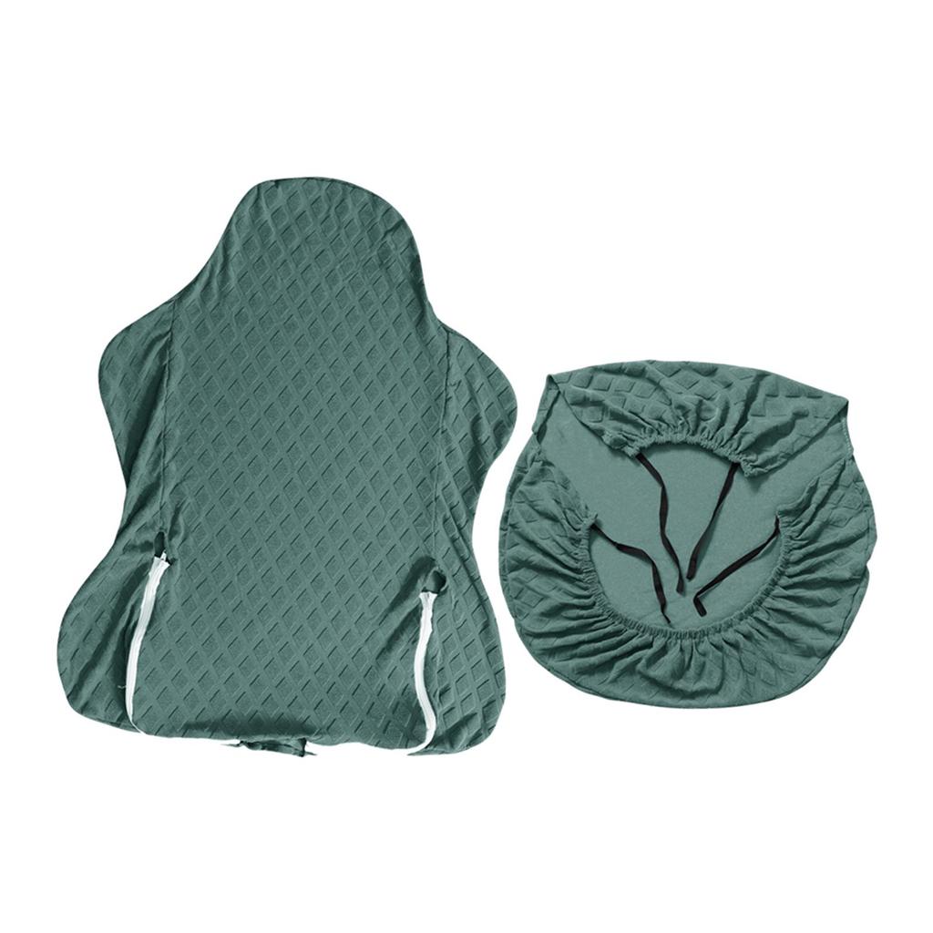 Office Racing Computer Chair Slipcover Dustproof Stretchable Polyester Material Water Repellent Removable Anti Slip Reusable