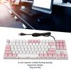 Mechanical Keyboard 87 Keys Blue   Ergonomic Multicolor Backlight Design Gaming Keyboard for   Typists