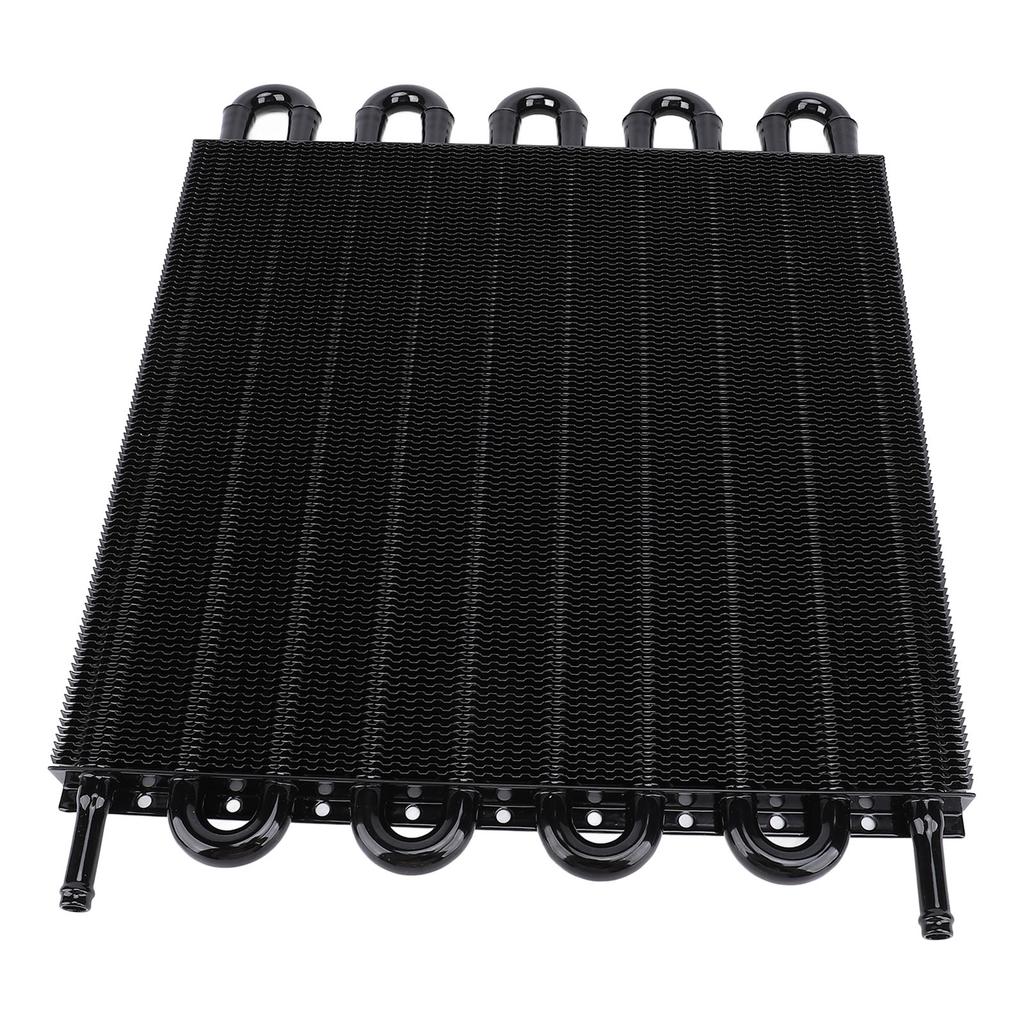 Transmission Oil Cooler 10 Row 395mm Aluminum Enhanced Fuel Efficiency Engine Oil Cooler Kit for 5 16in Transmission