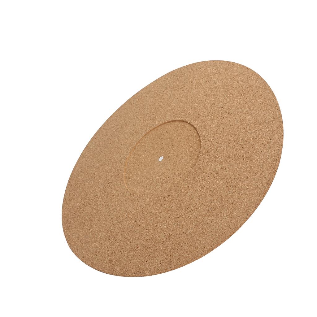 12in Record Pad Soft Cork AntiStatic NonSlip Turntable Slipmat Pad Diameter 295mm