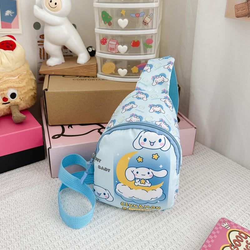 Cute Cartoon Children's Backpack: Trendy Casual Small Bag for Kindergarten Girls - Crossbody or Chest Style