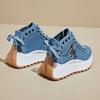 Daddy Shoes Women's Summer Student Sports Thick-soled Increased Casual Shoes Breathable Denim
