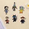 Ghost Mom Animated Character Alloy Brooch: Humorous Film & TV Badge Accessory