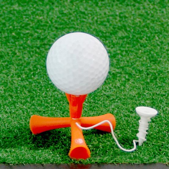 Portable Golf Tee Adjustable ABS Anti-flying Tripod Golf Tee for Training