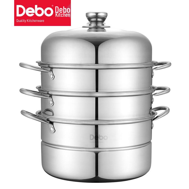 Debo 304 Edelstahl 28cm Dampfgarer & Suppentopf