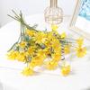 5Pcs Daisy Artificial Flower Bouquet DIY Autumn Simulation of Green Plants Home Decor Party Festival Supplies Wedding Decoration