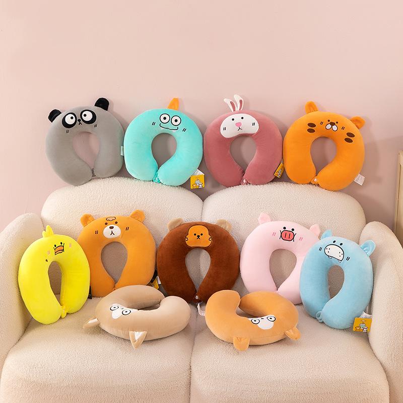 

Cartoon u-shaped pillow plane driving travel neck pillow cute animal nap neck pillow 30*30cm
