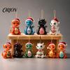 Christmas Tree Hanging Ornaments 2026 Dragon Advent Calendar, 24 Days Funny Baby Figures Countdown Acrylic Decorations 2D Cartoon for Xmas Tree, Home
