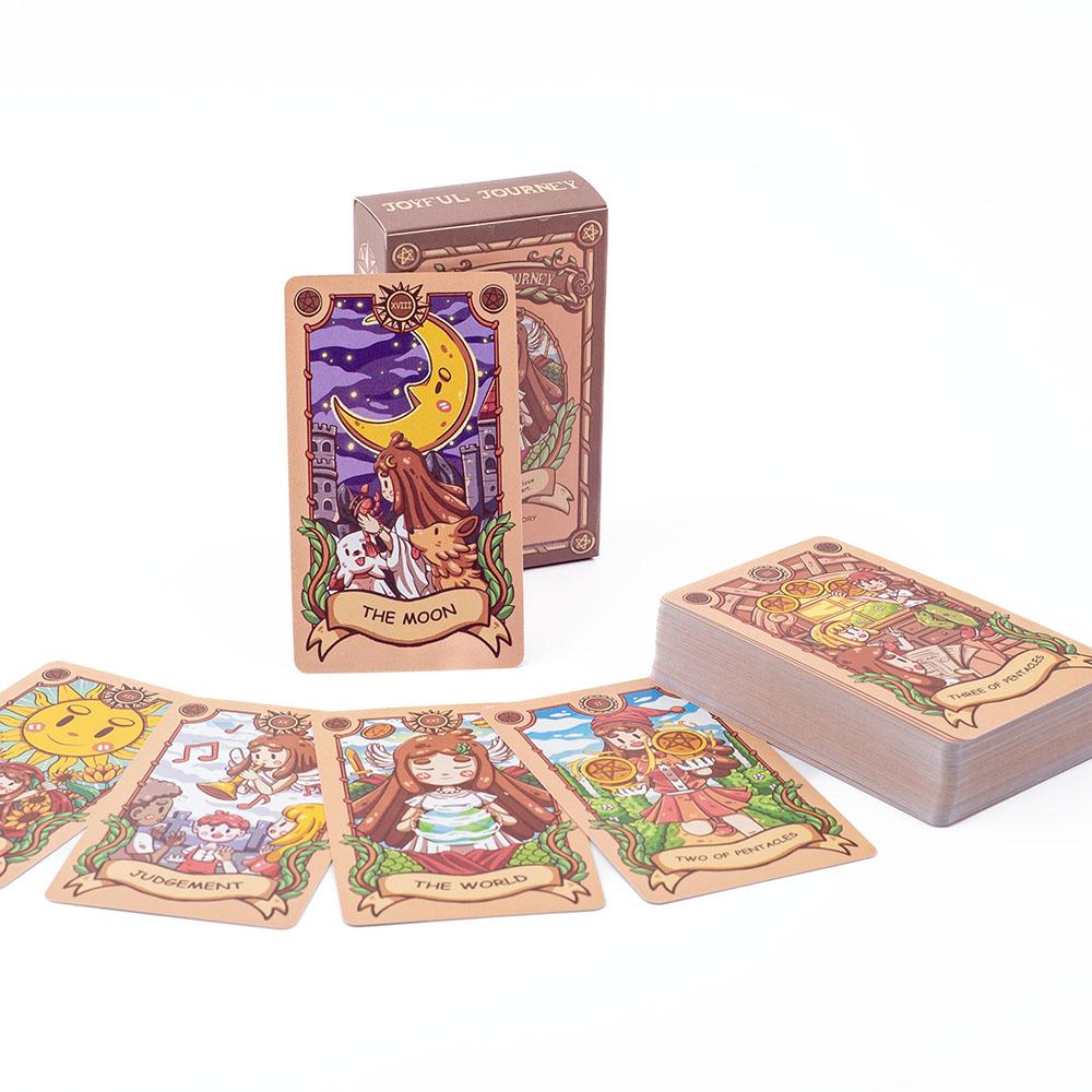 Baraja de Tarot Viaje Alegre 78 Cartas Fiesta Familiar Ocio Juego de Mesa