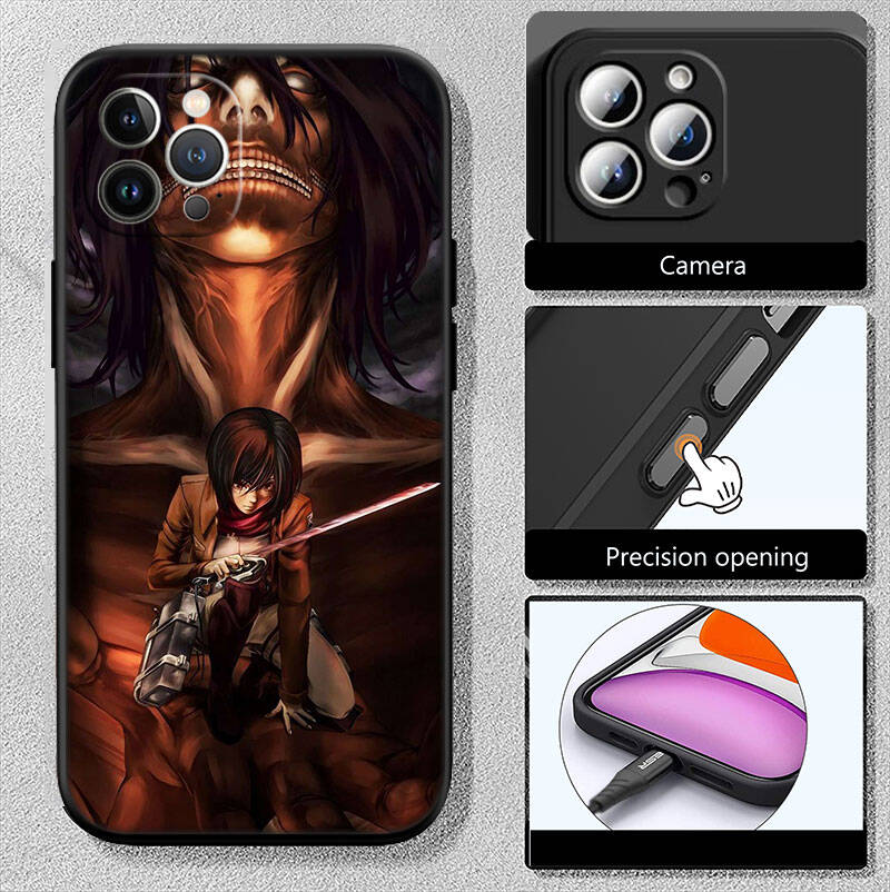 MH16 Attack on Titan Hülle für Samsung Note 20 10 S25 Plus Ultra Lite FE A51 A52 A53 A71 A72 A73 M20 M30 M21 M31 M51 A11 A70 A56 A26