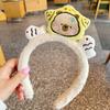 Luxurious Party Headdress Adjustable Halloween Headwear Plush Unisex Headpiece for Parties And Cosplay Event