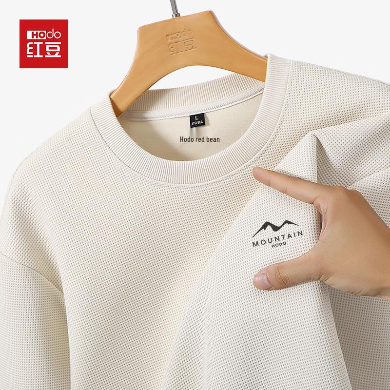 Hodo Men's Heavyweight Loose Fit Round Neck Sweatshirt