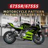 For CFMOTO 675SR Motorcyle Pattern Fairing Stickers Kits Pasted On Body Paint Parts Area Accessories Decoration Stickers