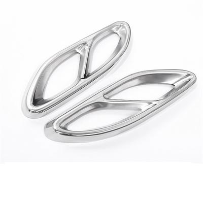 Mercedes Benz A/B/GLE/GLC/E osztály Autó Hátsó Kipufogó Végcső Fedél Díszléc Tartozékok Rozsdamentes Acél