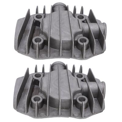 2 Stück Luftkompressor Zylinderkopf Klein 2.5 3P Aluminium Kühlteile 48mm x 62mm