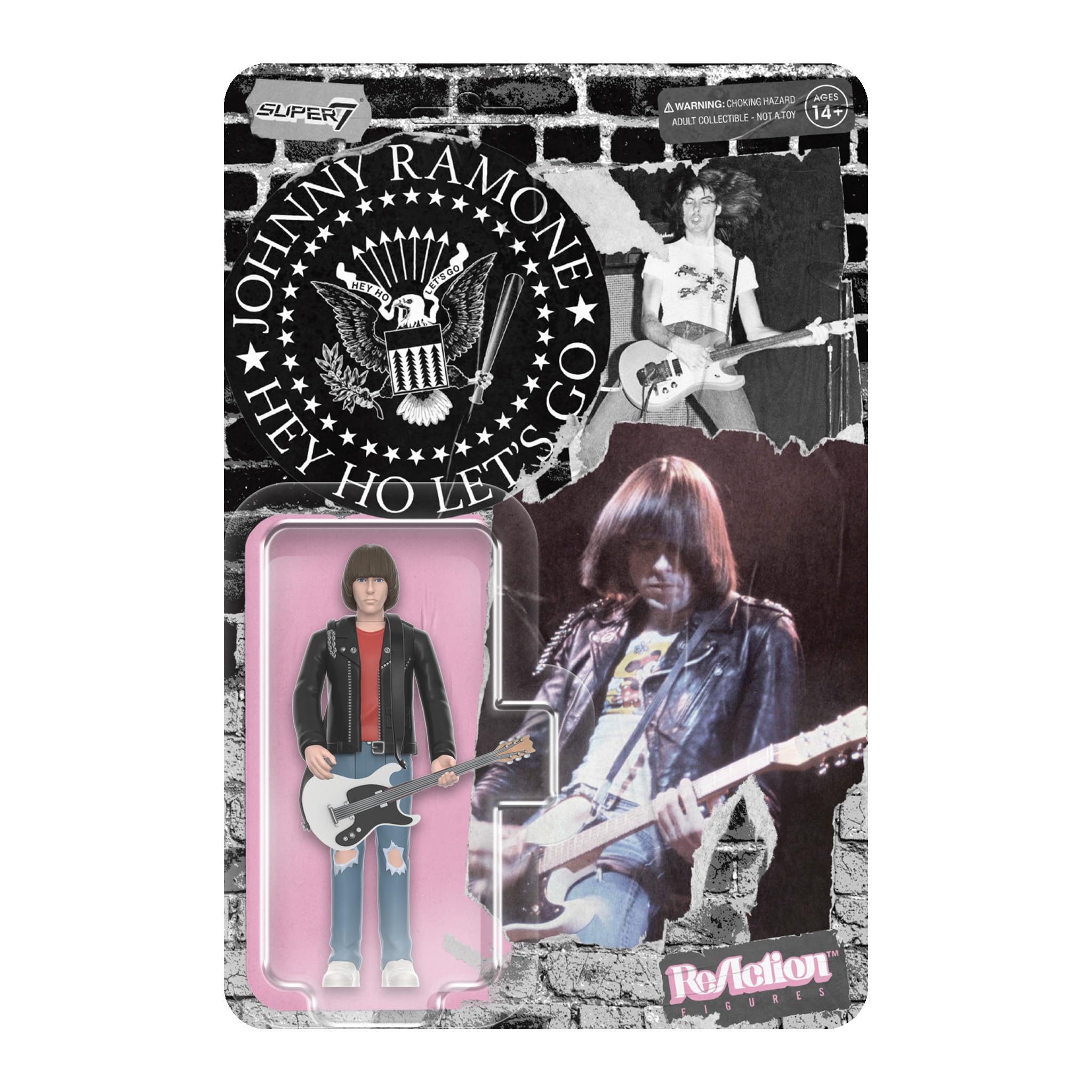 

Johnny Ramone Re Action Figure Johnny Ramone Super7 Punk Toy Ramones RAMONES