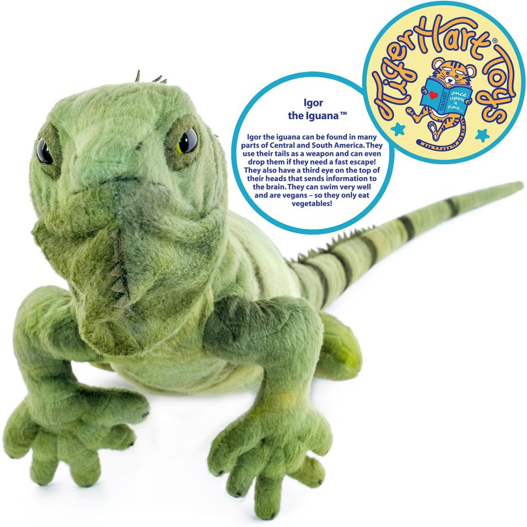 Igor The Iguana Plush by Tiger Tale Toys 26 Inches Long