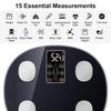 INSMART Smart Scales Body Weight Scale Balance with Screen Digital Scale for Body Weight Bmi Body Fat Bathroom Scales Bluetooth