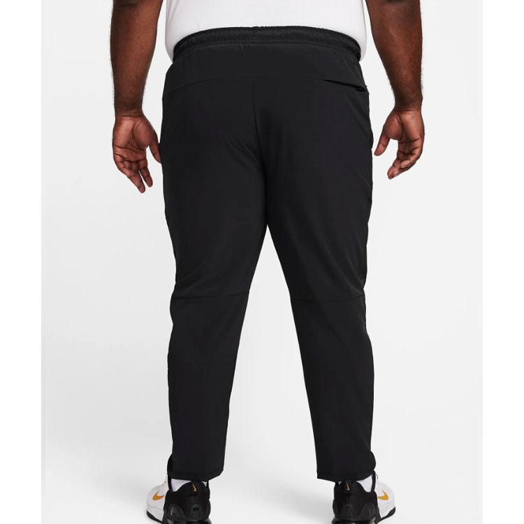 Nike Nieograniczone Spodnie dresowe Comfort Knit z haftowanym logo Męskie Spodnie Czarne FB7546-010