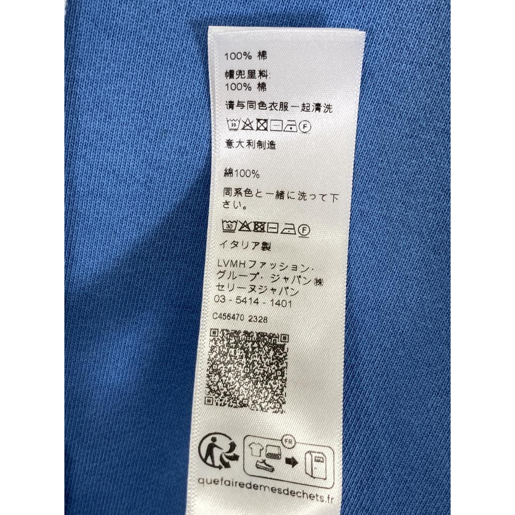 Celine 2Y468670Q Blue Loose Hoodie Tops M blueUsed