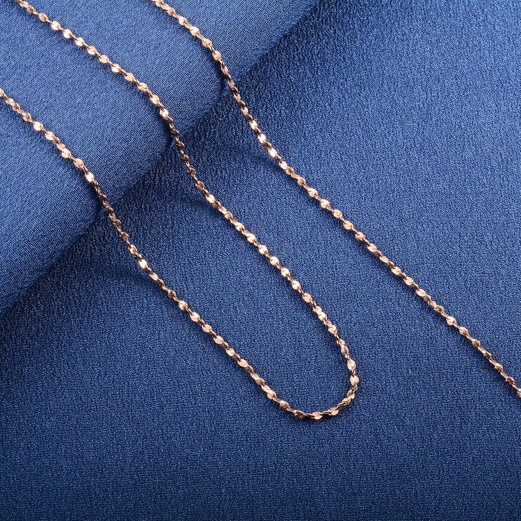 Jemný dámský náhrdelník Třpytivý kabelový řetízek Nerezová ocel Šperky Doplňky na krk Pro dámy Choker DIY Dárek