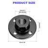 1Pcs Black Flange Shaft Coupling 6mm 8mm 10mm 12mm for DIY Model Accessory Rigid Flange Guide Shaft Coupler Motor Connector