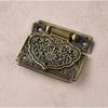Wooden Box Buckle Pad Chest Lock Zincs Alloy Padlocks Latches Hasp Buckle Luggage Hardware Locking Mechanism Enduring