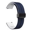 Zweifarbige weiche Silikon-Uhrenarmbänder für Amazfit Cheetah (Quadrat) Magnetischer Schnallenriemen für Amazfit GTR Mini/GTS 2 3 4/Bip 3 Pro