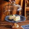 Ceramic High Footed Cake Tray Dessert Plate Cake Stand Display Stand Fruit Plate Dim Sum Dish Snack Bowl Bread Plates
