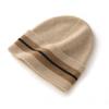 Unisex 100% Pure Cashmere Winter Beanie - Warm Knit European and American Style Slouch Hat