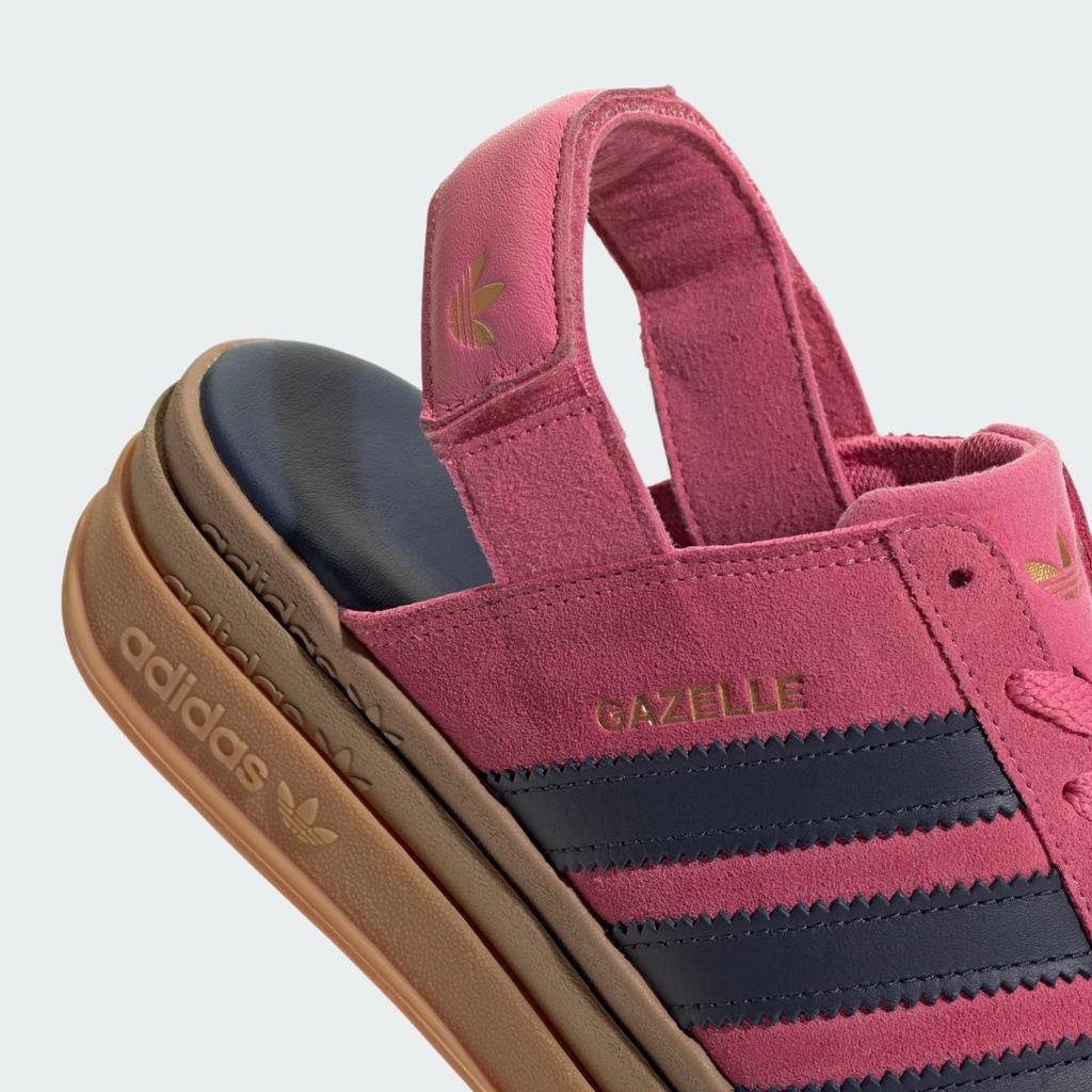 KK4221 Adidas Gazelle Bold Sandal Pink Fusion Shadow Navy (Women's)